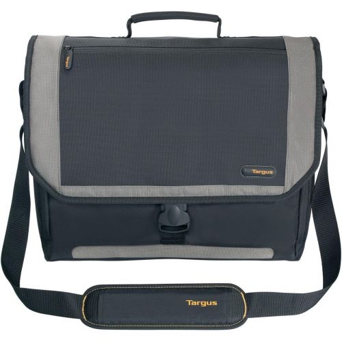 타거스 Targus CityGear Atlanta Messenger Case for 13.3 Inch Notebooks, Black with Grey (TCG213T)