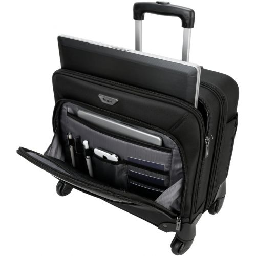타거스 Targus Mobile ViP 4-Wheeled Business and Overnight Rolling Case for 15.6-Inch Laptops, Black (TBR022)