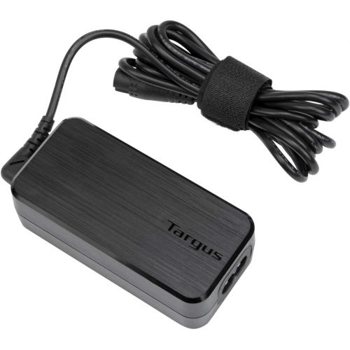 타거스 Targus 65W AC Ultra-Slim Universal Laptop Charger with 6-Foot Cable, Includes 5 Power Tips Compatible with Major Brands: Acer, ASUS, HP, Compaq, Lenovo, Samsung (APA92US)