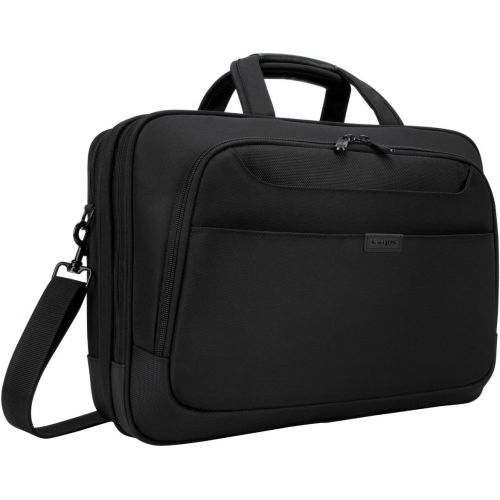 타거스 Targus Blacktop Deluxe Checkpoint-Friendly Laptop Bag with DOME Protection for 17-Inch Laptops, Black (TBT275)