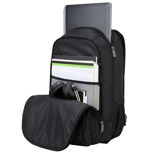 타거스 Targus Groove X2 Compact Modern Backpack with Protective Sleeve for 15-Inch Laptop, Charcoal (TSB952GL)