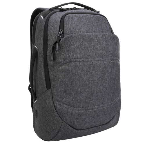 타거스 Targus Groove X2 Compact Modern Backpack with Protective Sleeve for 15-Inch Laptop, Charcoal (TSB952GL)