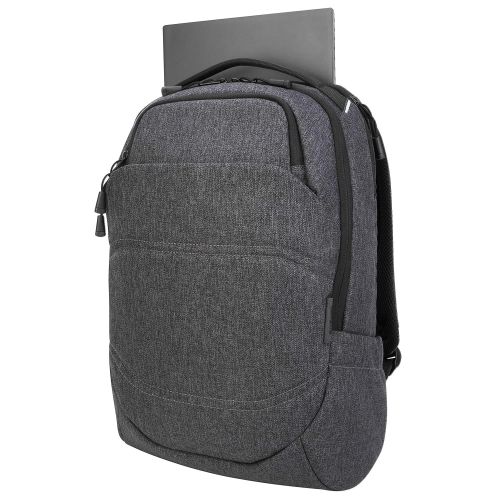 타거스 Targus Groove X2 Compact Modern Backpack with Protective Sleeve for 15-Inch Laptop, Charcoal (TSB952GL)