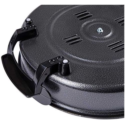  [아마존베스트]Tarrington House MP1400 Multi-Purpose Pan with Lid 1400 W Diameter 38 cm Depth 4.2 cm 5 Temperature Settings Non-Stick Coating Aluminium