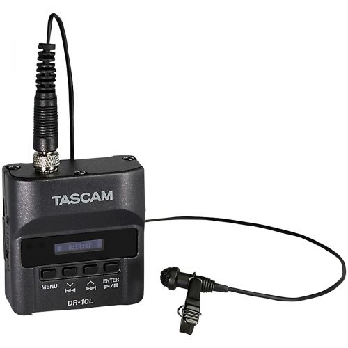  Tascam DR10L Digital Audio Recorder with Lavalier Microphone