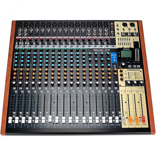  Tascam Model 24 24-Channel Multitrack Recorder with Analog Mixer and USB Interface