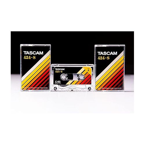  Tascam 424-S C-60 Cassette Tape- 60 Minute Recording Time, High Bias Type II