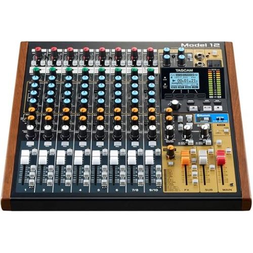  Tascam Model 12 All-In-One Digital Multitrack Recorder