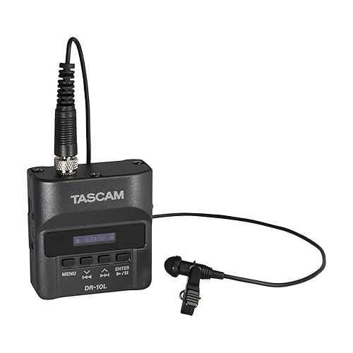  Tascam DR-10L Digital Recorder Bundle with Tascam TH-03 Closed-Back Headphones and 32GB SD Card (3 Items)
