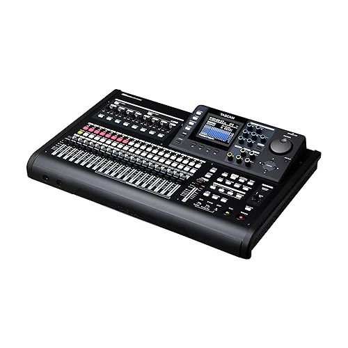  Tascam DP-32SD 32-Track Digital Portastudio Multi-Track Audio Recorder,8 XLR Inputs, effects, Mastering, Color Screen