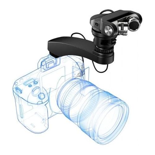  Tascam TM-2X Stereo X-Y Microphone for DSLR Cameras ,Black