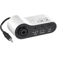 Tascam iXZ Microphone and Instrument Audio Interface for iOS Mobile Devices, iPhone, iPod, and iPad,White
