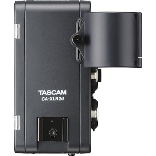  Tascam Canon Kit XLR Microphone Adapter for Mirrorless Cameras, Black (CA-XLR2d-C)