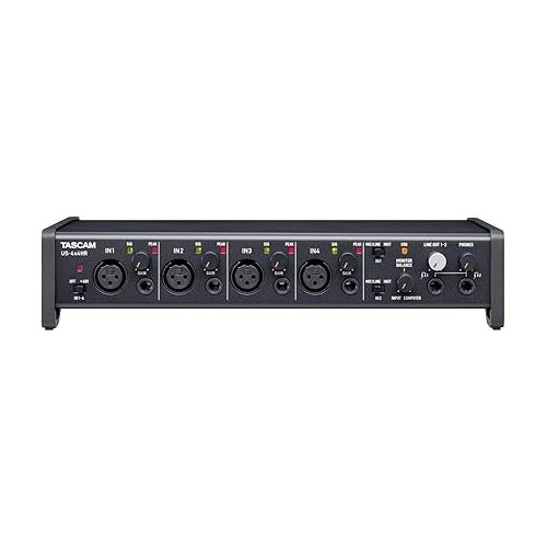  Tascam US-4x4HR 4 Mic 4IN/4OUT High Resolution Versatile USB Audio Interface for Recording, Streaming, Podcasting, Songwriting