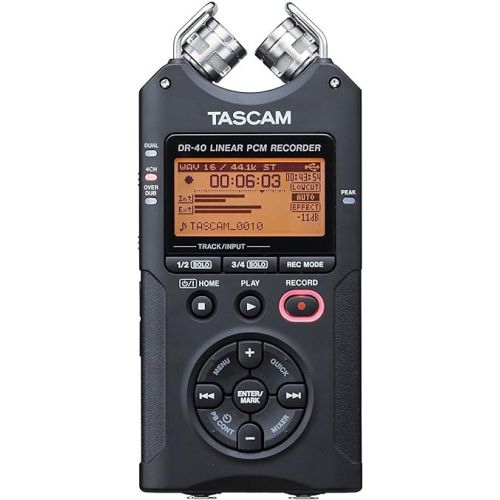  Tascam, 4 AD Converter, usb2.0, Black, DR-40