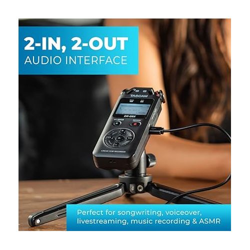  Tascam DR-05X Stereo Handheld Audio Recorder/USB Interface