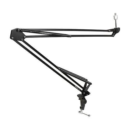  Tascam TM-AM2 Broadcast Style Adjustable Desktop Scissor Arm Microphone Boom