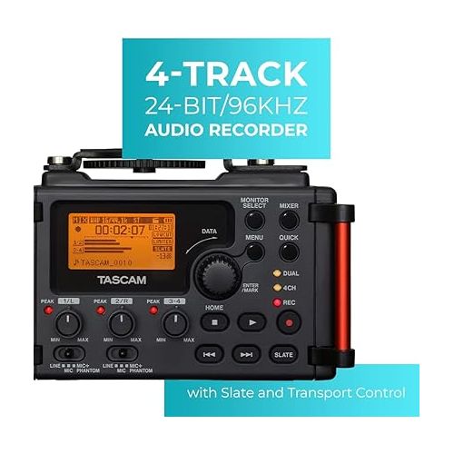  TASCAM DR-60DmkII DSLR Audio Recorder