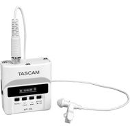 Tascam DR-10L/LW Digital Audio Recorder with Lavalier Microphone - White - Model DR-10LW