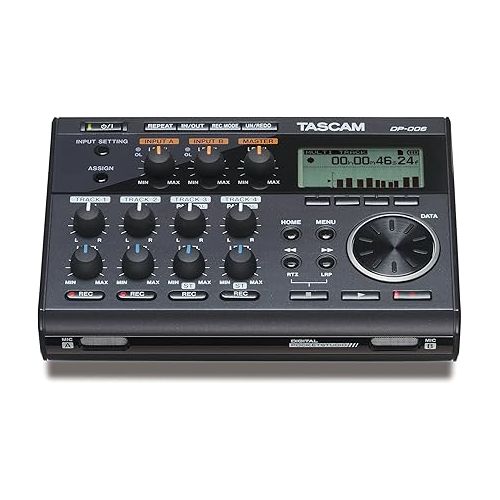  Tascam DP-006 Digital Pocketstudio 6-Track Portable Multi-Track Recorder