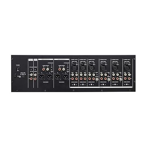  Tascam 7-Channel Rackmount Zone Audio Mixer With Voice Priority (MZ-372)