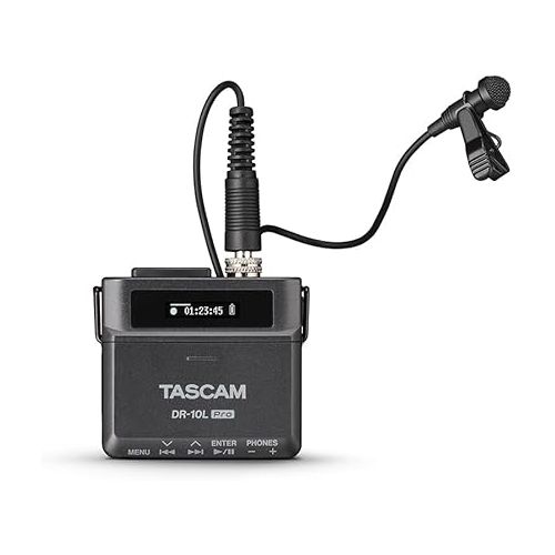  Tascam DR-10L Pro Portable Recorder Bundle, with 16GB SD Card