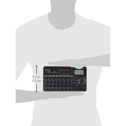  Tascam DP-008EX 8-Track Digital Multitrack Recorder - Bundle with 2X Tascam VL-S5 5