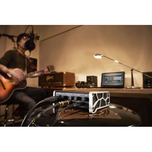  Tascam US-1x2 USB Audio/MIDI Interface with Microphone Preamps and iOS Compatibility