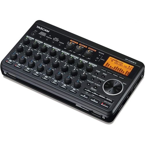  Tascam DP-008EX 8-Track Digital Pocketstudio Multi-Track Audio Recorder,Black