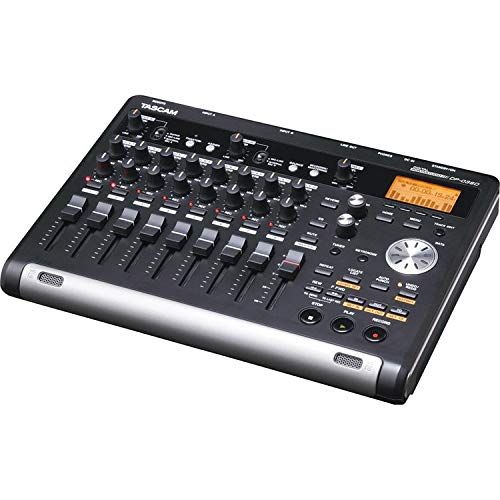  Tascam DP-03SD Digital Portastudio 8-Track Recorder + 32GB Memory Card + Studio Headphones