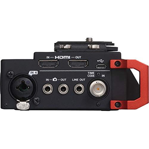  Tascam DR-701D 6-Track Field Recorder for DSLR with SMPTE Timecode + 32GB Memory Card + Studio Headphones + XLR Microphone