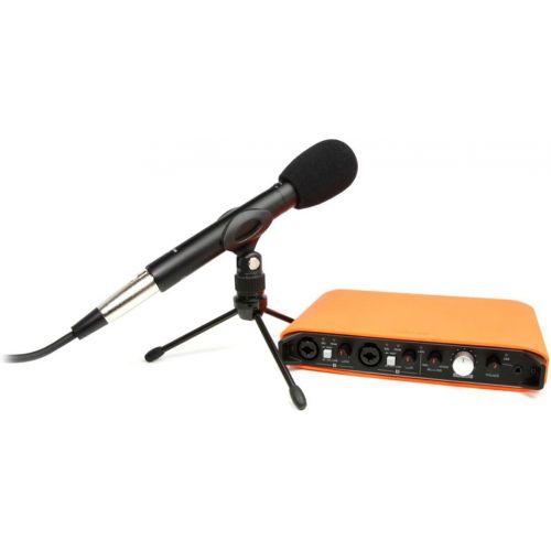  Tascam iXRTP TrackPack iXR Audio Interface With Protective Cover And TM-60 Condenser Microphone