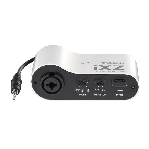  Tascam iXZ Microphone and Instrument Audio Interface for iOS Mobile Devices, iPhone, iPod, and iPad