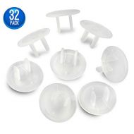 Tasmo Baby Safety Outlet Covers - 32 Pack - A Outlet Cover to Protect Your Children from Electrical Accidents, Discreet and Durable Plug Protectors | Tight Fit, Difficult for Kids to Rem