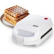 Tasty Mini Nonstick Waffle Maker, Perfect for Individual Waffles, Hash Browns, Brownies and more, Quick Results, Easy Clean Up, 600W, White