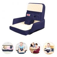 Baby Lounger, Tataar Multifunction Portable Travel Breathable Folding Infant Sleeper Baby Bed, Can be Used as a Baby Cot, a Baby Sofa, a Baby Chair, a Baby Dinning Belt (Blue)