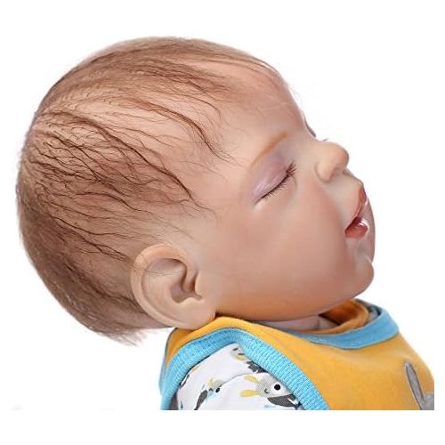  Tatu Reborn Baby Dolls Boy Vinyl Silicone Full Body Reborn Doll Realistic Baby Doll 22 Inch Newborn Baby Babies Doll