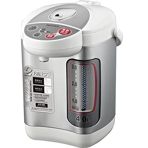  Tatung  THWP-40  4-Liter Thermo Water Boiler and Warmer  Stainless Steel Inner Pot