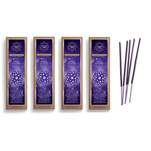  인센스스틱 Tatva Yog Agarbatti Incense Sticks - Eternal Blessing (Pack of 4, 30 Sticks Per Pack)