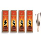 인센스스틱 Tatva Yog Agarbatti Incense Sticks - Veer Hanuman (Pack of 4, 30 Sticks Per Pack)