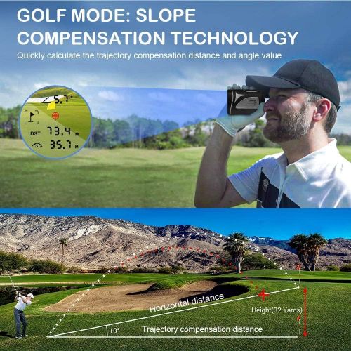  [아마존베스트]Tavool Golf Rangefinder - 6X Golf Distance Range Finder 700 Yards Laser Golf Range Finder for Golf with Slope Flag-Lock Vibration Function, Rechargeable Range Finder for Golfers Hu