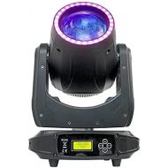 100W Beam Stage Light LED Strobe, DMX512 Channel Control 6+12 Prism with Light Strip for Stage Disco Club Lighting