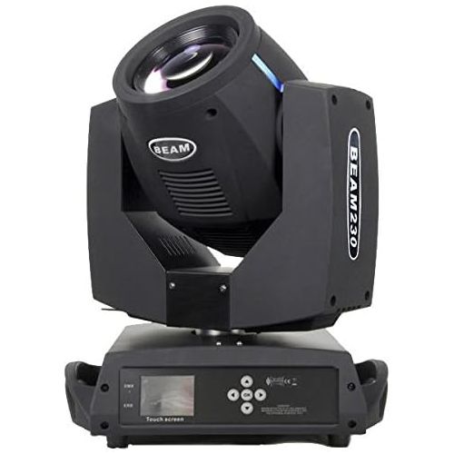  Ahlights 7R 230W Sharpy Beam Moving Head Light-DMX512 Channel Control, 17 Gobos and 14 Colors For Wedding Christmas Birthday DJ Disco KTV Bar Event Party