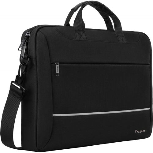  [아마존베스트]Laptop Bag 15.6 inch, Taygeer Slim Laptop Briefcase for Men Women, Business Portable Carrying Case Computer Shoulder Bag, Tablet Attache Compatible with HP Dell Lenovo Asus Microso