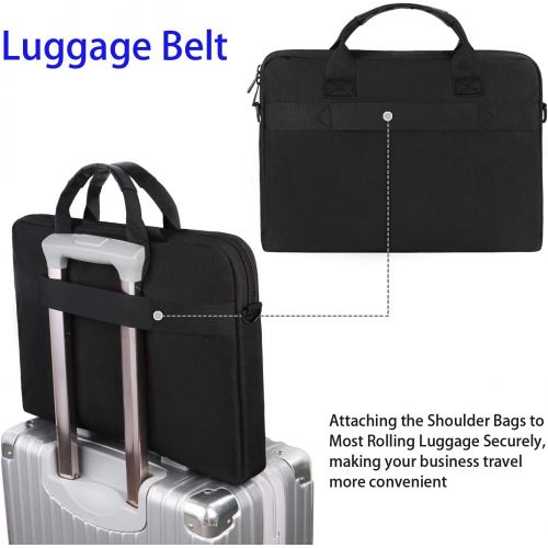  [아마존베스트]Laptop Bag 15.6 inch, Taygeer Slim Laptop Briefcase for Men Women, Business Portable Carrying Case Computer Shoulder Bag, Tablet Attache Compatible with HP Dell Lenovo Asus Microso