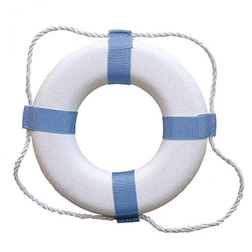  Taylor Made Decorative Ring Buoy - 20" - WhiteBlue - Not USCG Approved