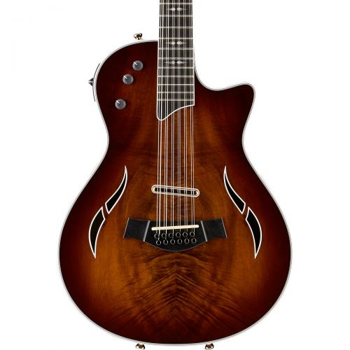  Taylor},description:The electric 12-string playing experience doesn’t get much better than what you’ll find on the T5z-12 Custom, which boasts a gorgeous flamed koa top with a shad