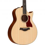 Taylor},description: Taylors revitalized 500 Series mahogany guitars, like this 516ce Grand Symphony Acoustic-Electric, are brimming with appealing refinements, starting with speci