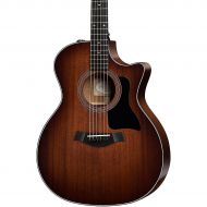 Taylor},description: Taylors 300 Series has introduced countless players to the pleasures of the all-solid-wood acoustic experience; its the entry point to Taylors USA-made instrum