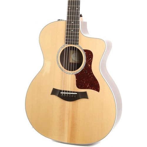  Taylor 214ce Deluxe Grand Auditorium Cutaway Acoustic-Electric Guitar Natural